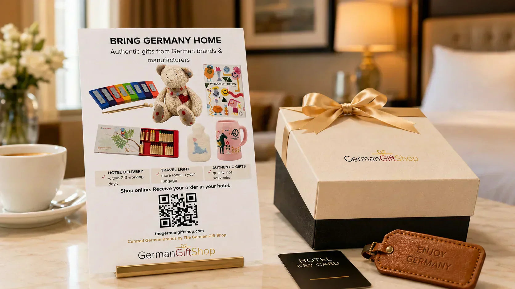 Ein Geschenk aus Deutschland – direkt ins Hotel geliefert