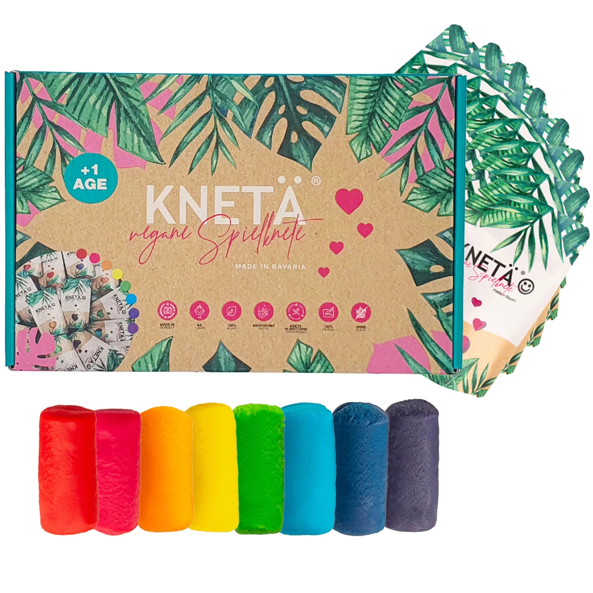 Knetmasse KNETÄ 8er BAG SET (8x50g)