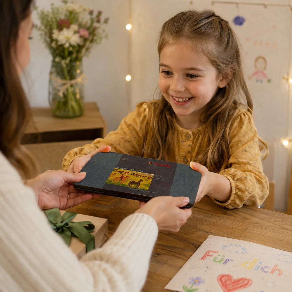 STOCKMAR Wachsmalstifte im Blechetui als hochwertiges Geschenk zum Schulanfang