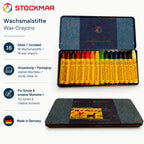 STOCKMAR Wachsmalstifte mit natürlichem Bienenwachs und leuchtender Farbvielfalt