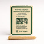STOCKMAR Weihnachtsbaumkerzen aus Bienenwachs in Originalverpackung mit einzelner Kerze