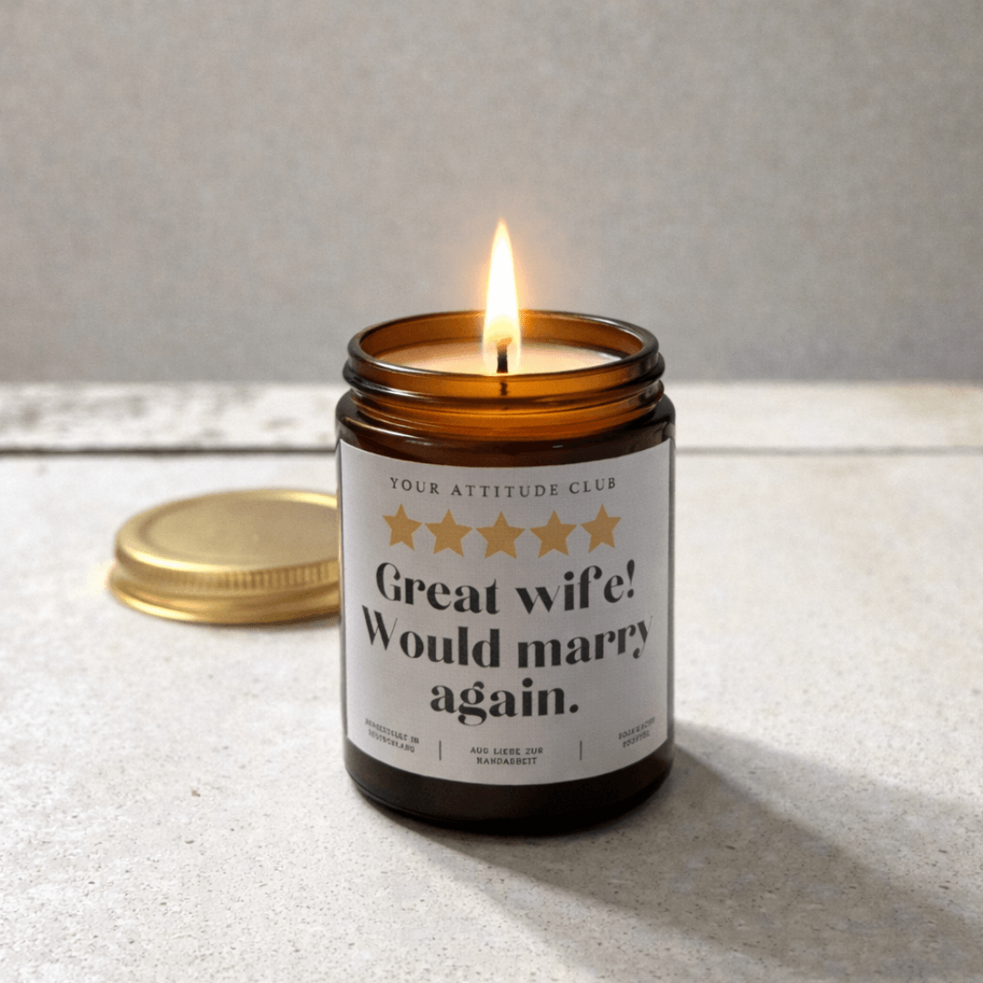 Kerze - Great wife! Would marry again Hauptbild