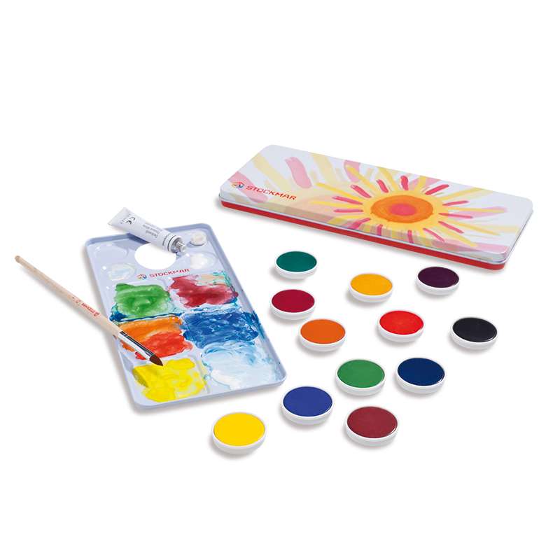 Farbmalkasten von STOCKMAR (12 Farben)