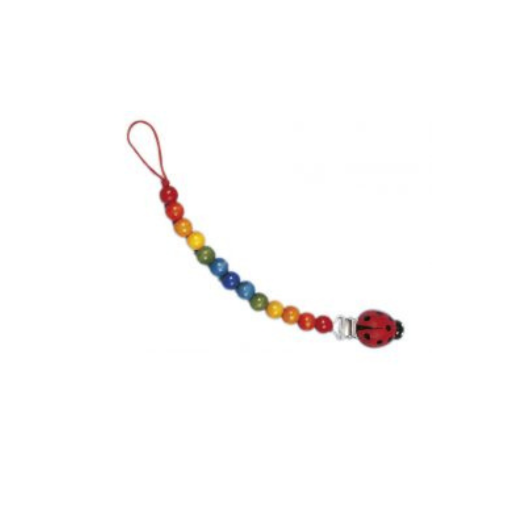 클립형 잠금 장치가 있는 아기 공갈젖꼭지 체인