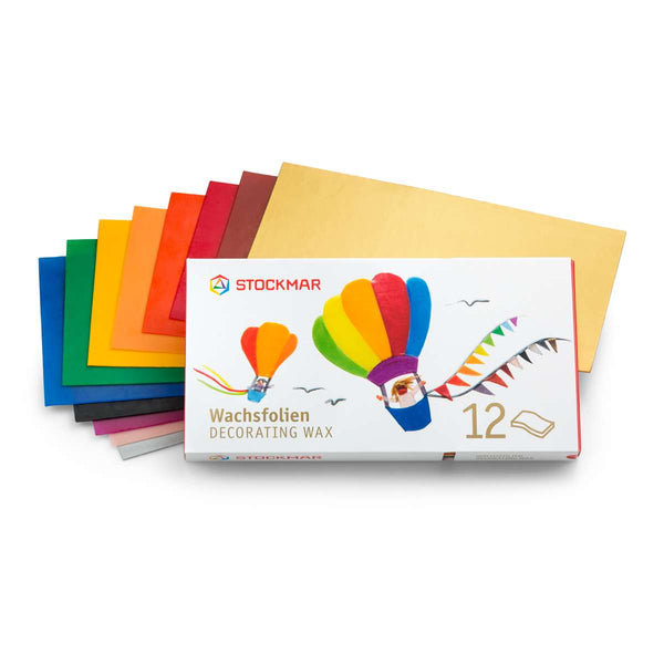 STOCKMAR Wachsfolien (12 Farbfolien á 200 x 100 x 0,9 mm)