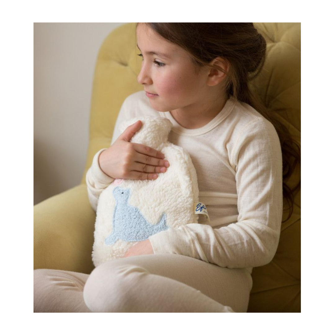 EFIE Wärmflasche für Kinder mit Seehund 0,8 Liter