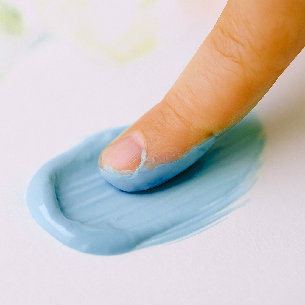 Fingerfarben-Set Pastell von KNETÄ (6 x 150ml)