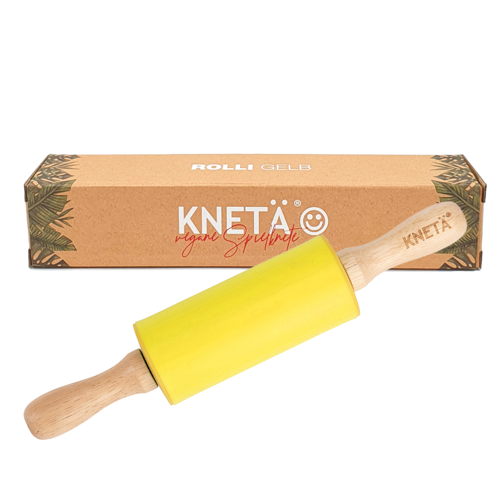 KNETÄ "Rolli" kneading roller (yellow, mint, lilac)