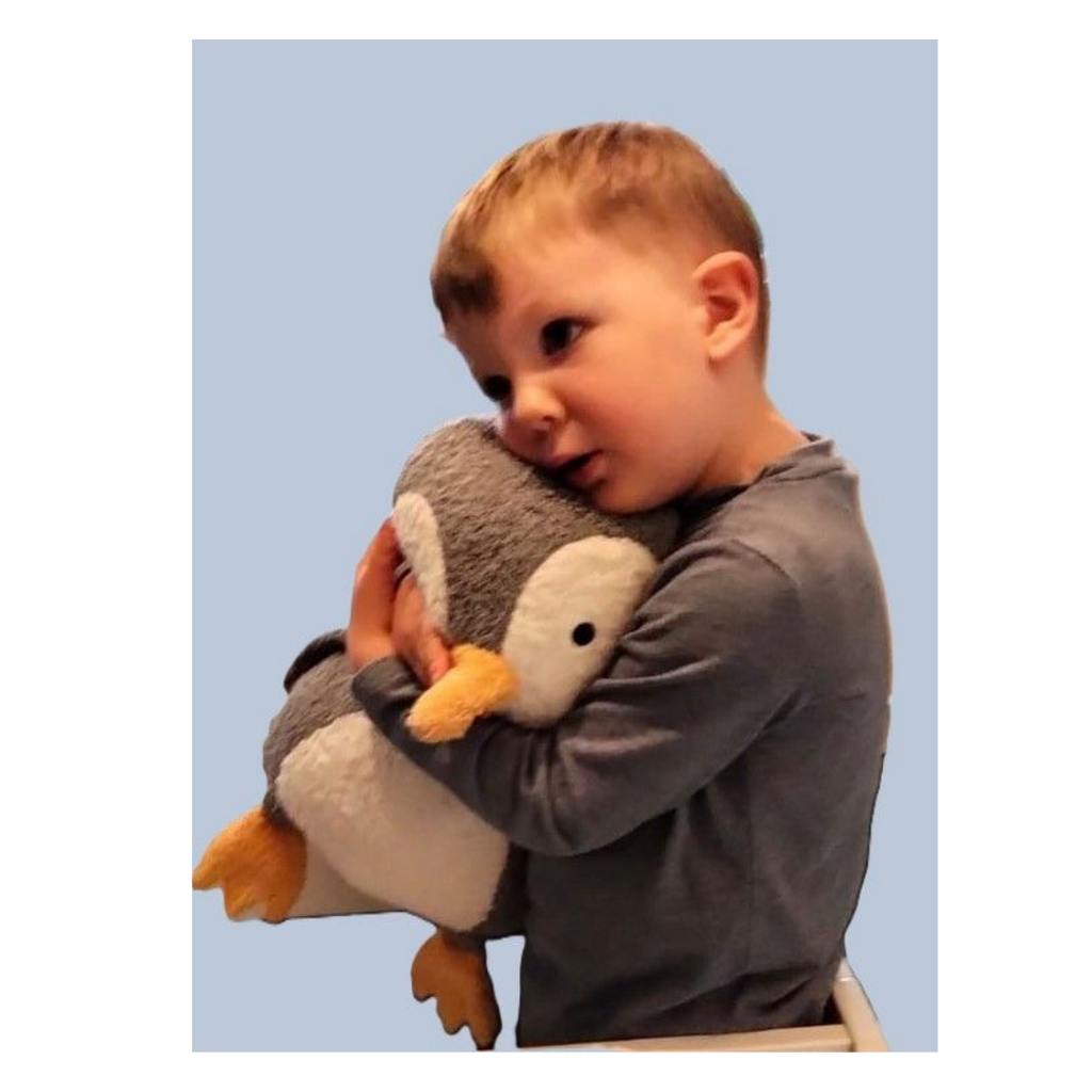 Large plush penguin by Efie