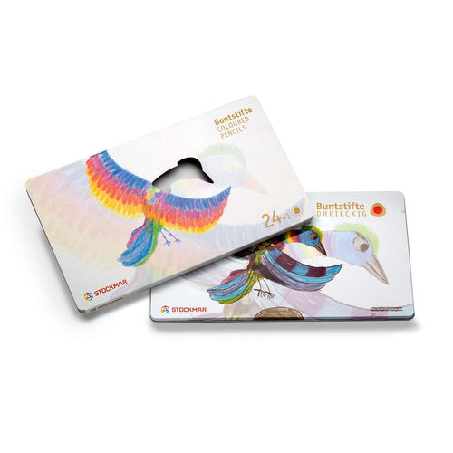 24 colored pencils (triangular) from STOCKMAR