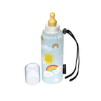 Emil Babyflasche Rainbow mit Latexsauger und Schutzhülle für Babys von 0 bis 6 Monaten