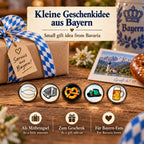 5er Bayern Pin Set als kleines Mitbringsel aus Bayern mit Brezel, Bierkrug, Akkordeon, Trachtenhut und Weißwurst