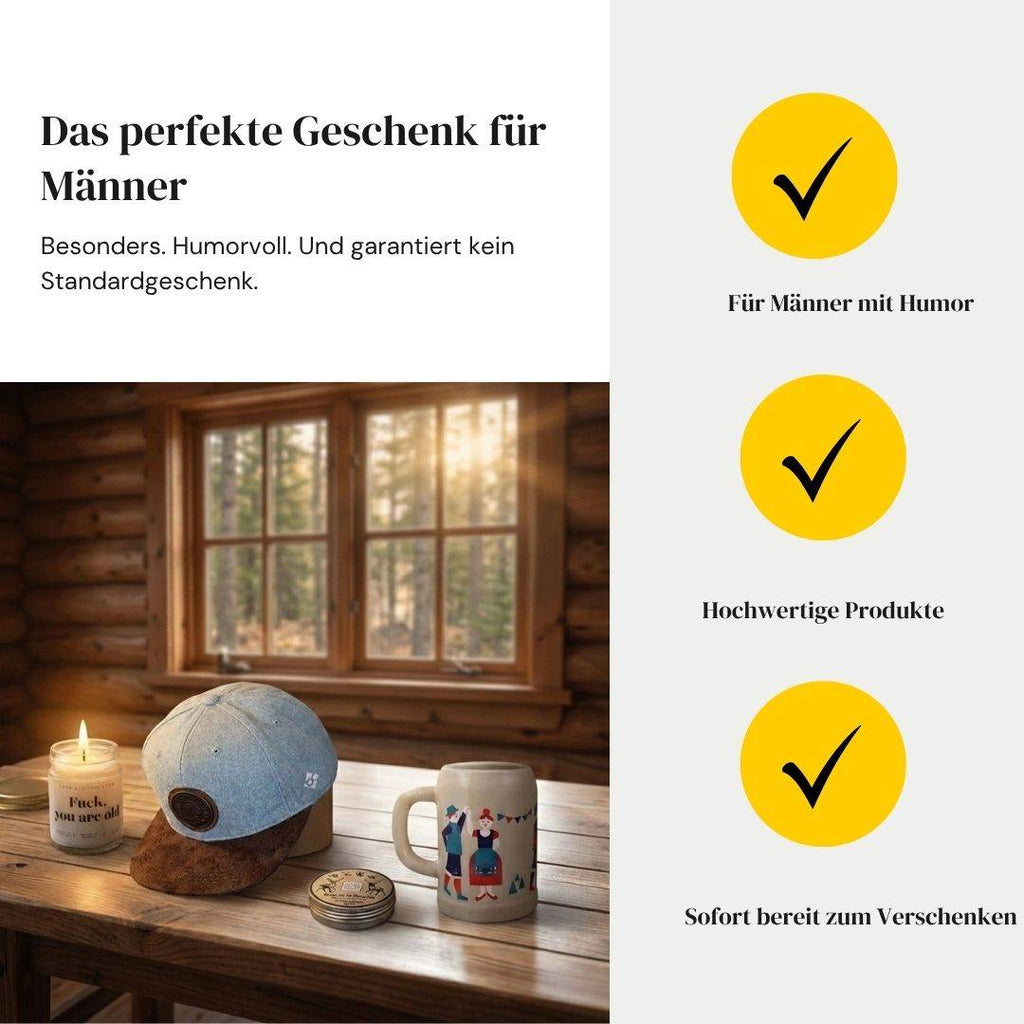 Geschenkset für Männer – Originelles Geschenk mit Humor