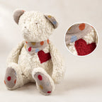 Teddy Made in Germany von Efie aus Bio-Baumwolle mit rotem Herz