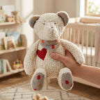 Efie Teddy mit Herz – Das GOTS-zertifizierte Kuscheltier aus Bio-Baumwolle für Babys & Kleinkinder