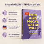 Alphabetischer Aufbau des Elternratgebers mit Themen von A wie Anziehen bis Z wie Zähneputzen