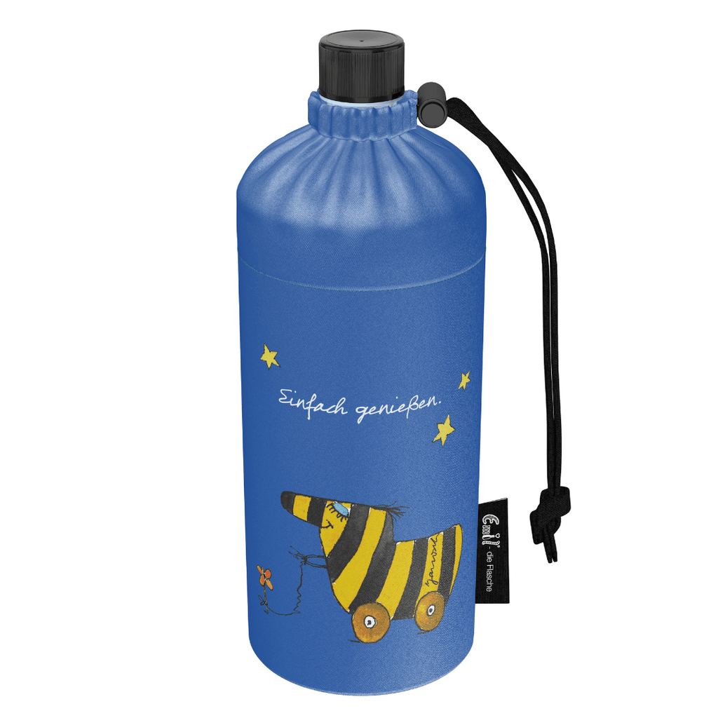 Kinder Trinkflasche 0,6 Liter Motiv Janosch von Emil + Trink Cap!