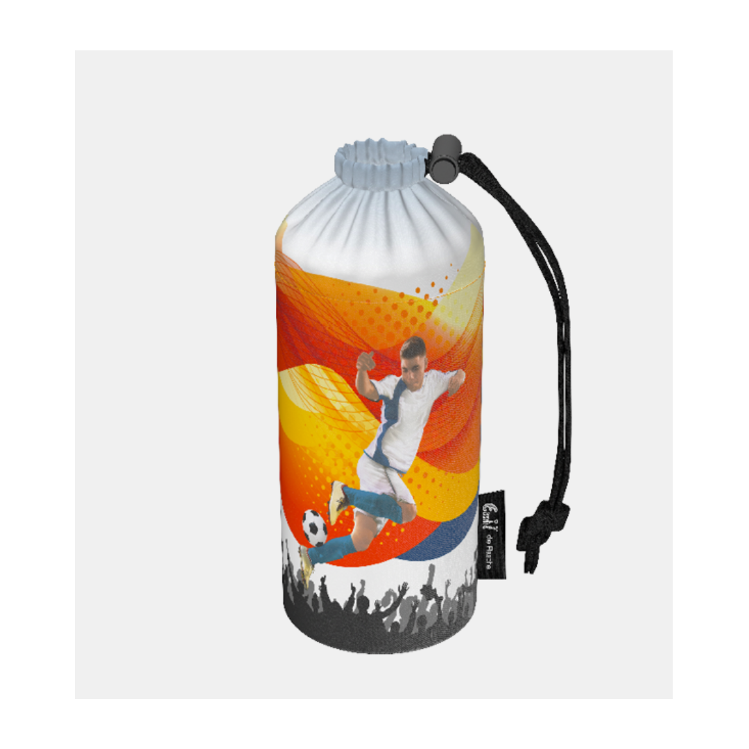 Kinder Trinkflasche Motiv Fußball 0,4 Liter von Emil + Trink Cap!