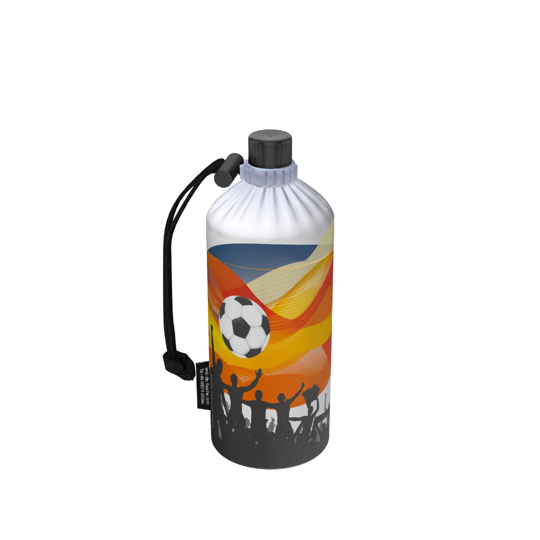 Kinder Trinkflasche Motiv Fußball 0,4 Liter von Emil + Trink Cap! Zweitbild