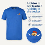 Engel Aloisius T-Shirt mit dezentem Aloisius-Motiv in der Brusttasche als bayerischer Hingucker