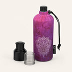 Emil Trinkflasche 0,6 Liter Motiv Lotus für Erwachsene mit Trink-Cap und Schutzhülle