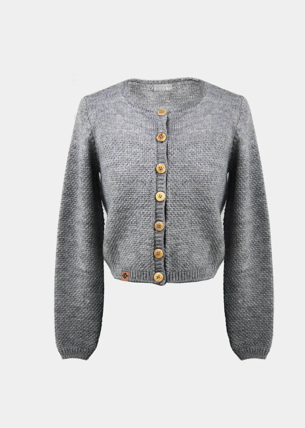 Damen Strickjacke (grau) Zweitbild