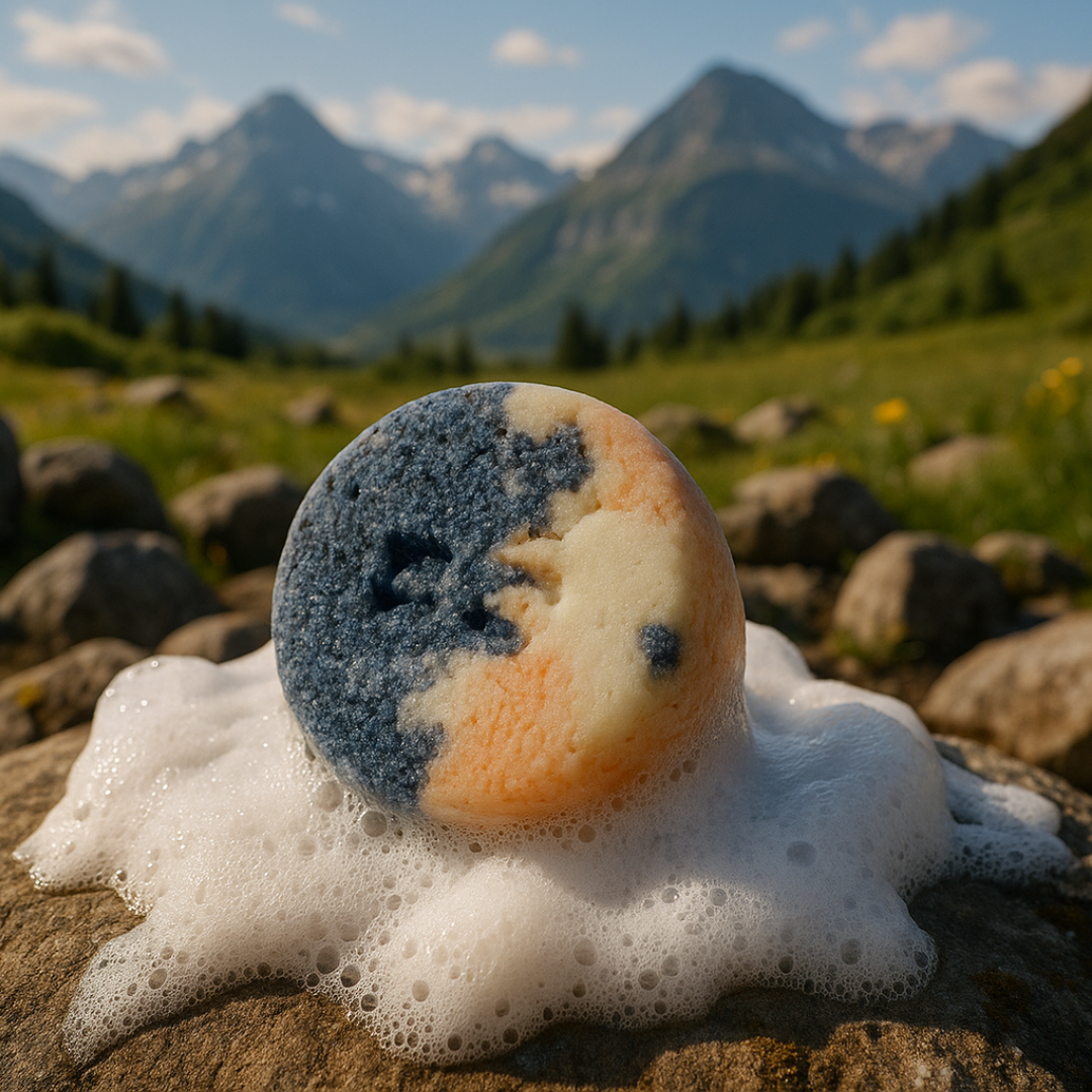 Festes Haar & Haut Shampoo von Pure Soul