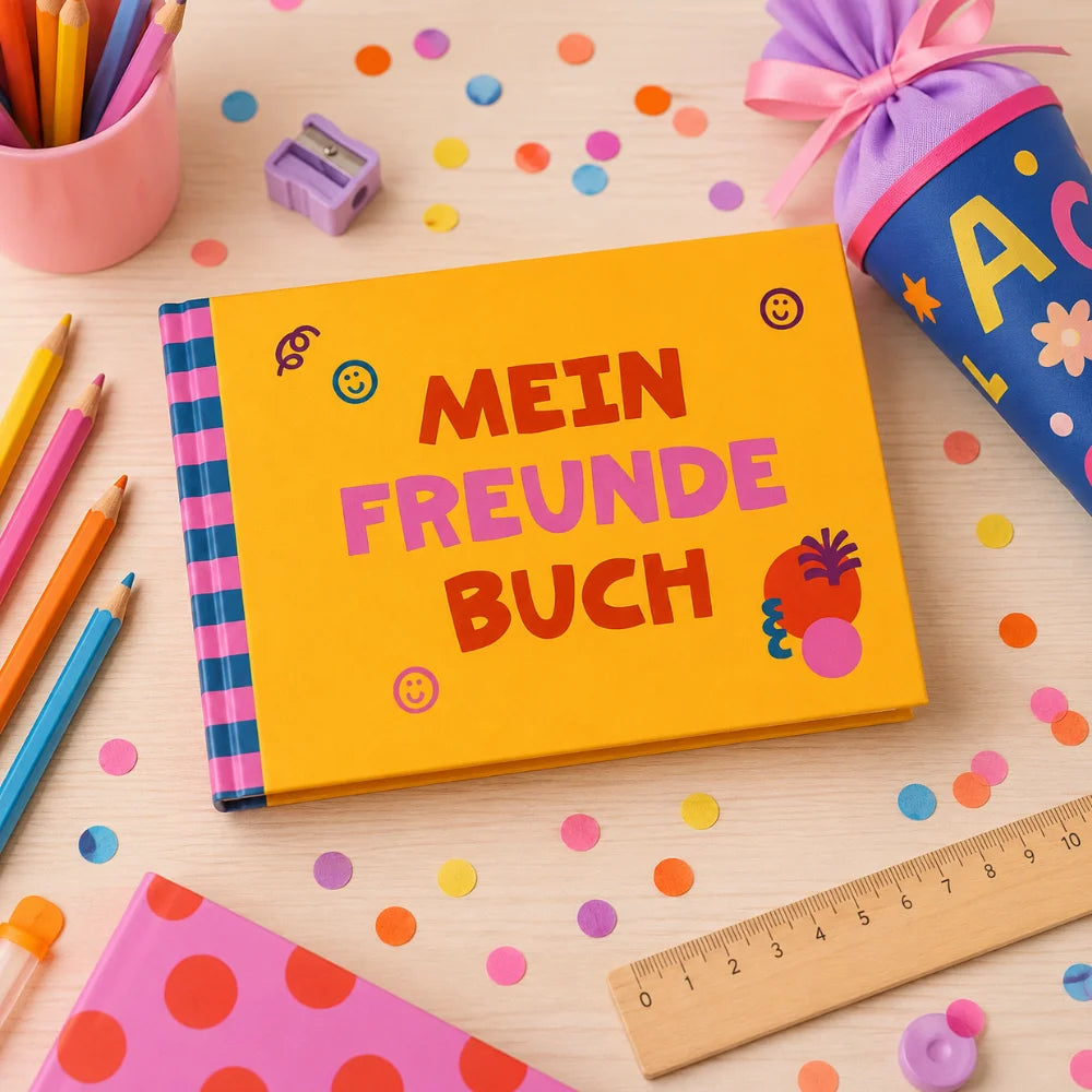 Freundebuch als Ergänzung zur Schultüte