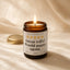 Great Wife Kerze 120 ml im amberfarbenen Glas mit Deckel