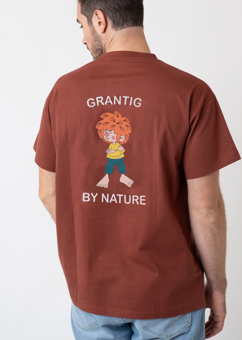 남성용 티셔츠 Pumuckl "Grantig by nature"