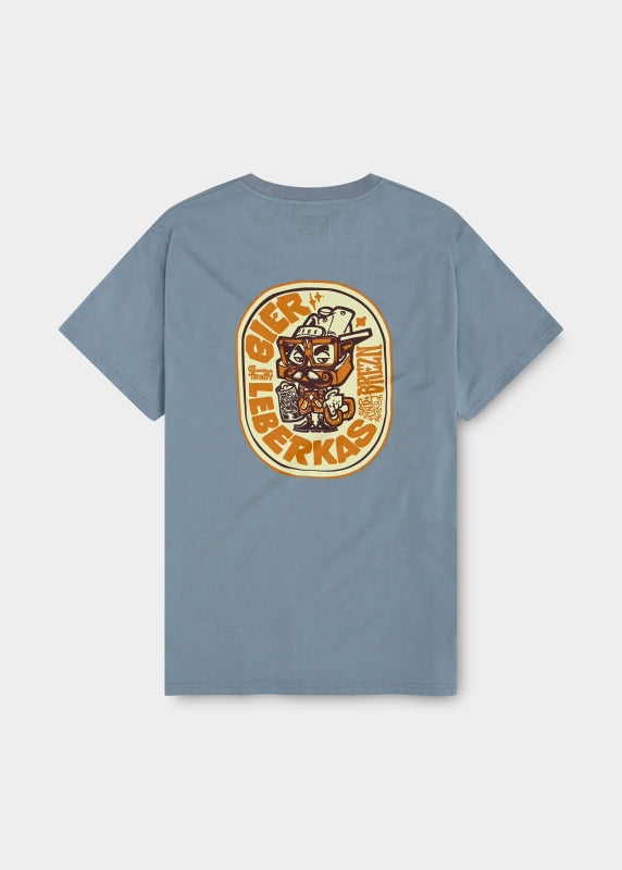 Herren T-Shirt Bavarian Trinity (blaugrau)