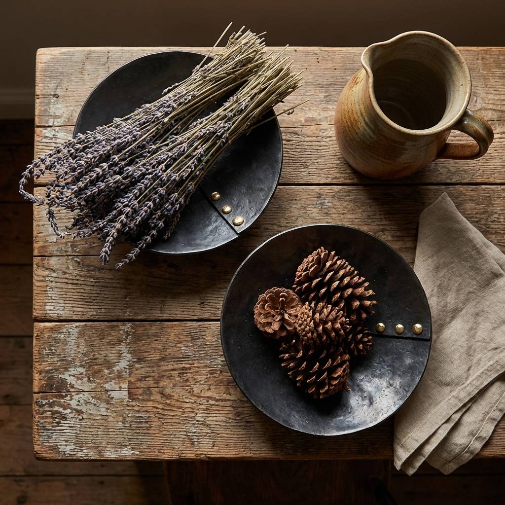 Geschenkset handgeschmiedete Schalen – Premium Manufaktur Edition