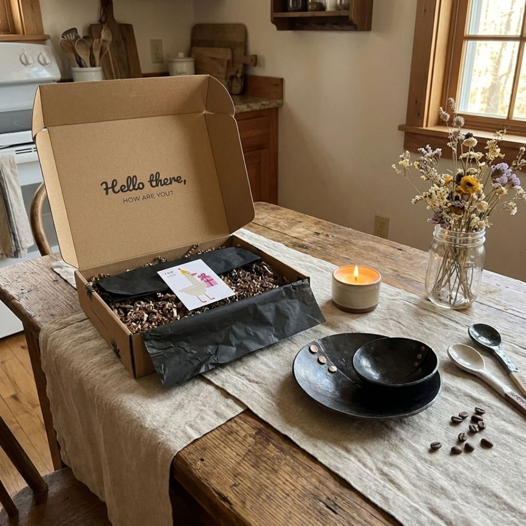 Geschenkset handgeschmiedete Schalen – Premium Manufaktur Edition
