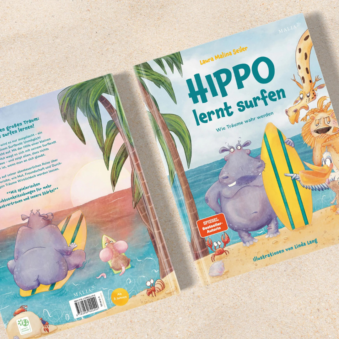 Hippo lernt surfen (Deutsche Ausgabe) Zweitbild