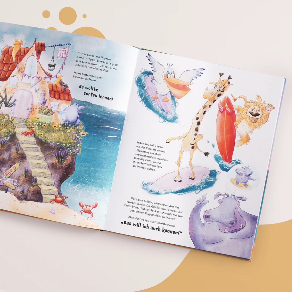 Hippo lernt surfen (Deutsche Ausgabe)