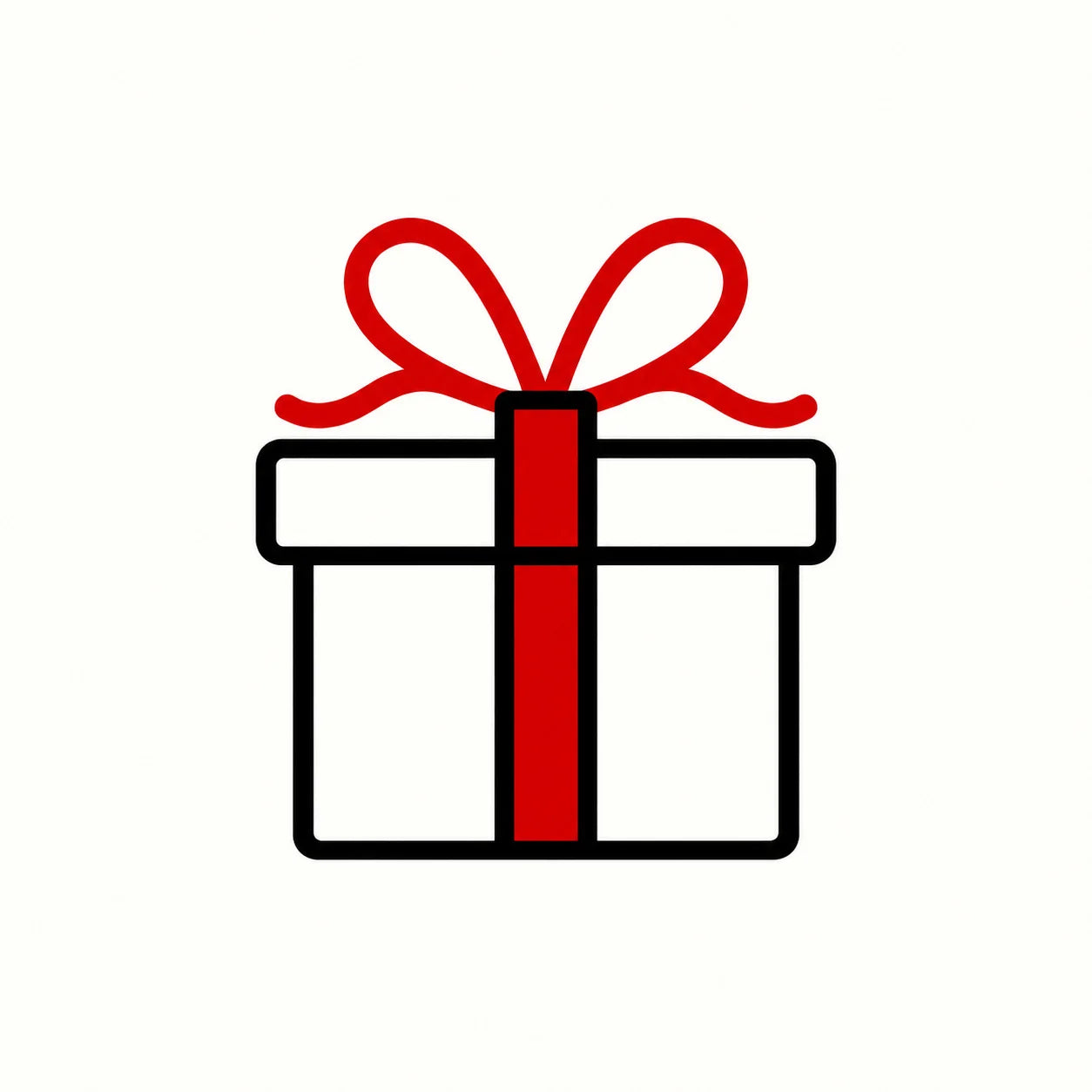 Icon mit Geschenkbox und roter Schleife – hochwertige Premium-Geschenksets deutscher Hersteller bei The German Gift Shop