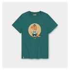 Kinder T-Shirt Bavarosaurus (grün)