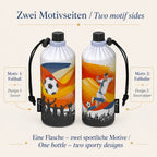 Emil Kindertrinkflasche Fußball 0,4 l mit zwei Motivseiten – Fußball und Fußballspieler
