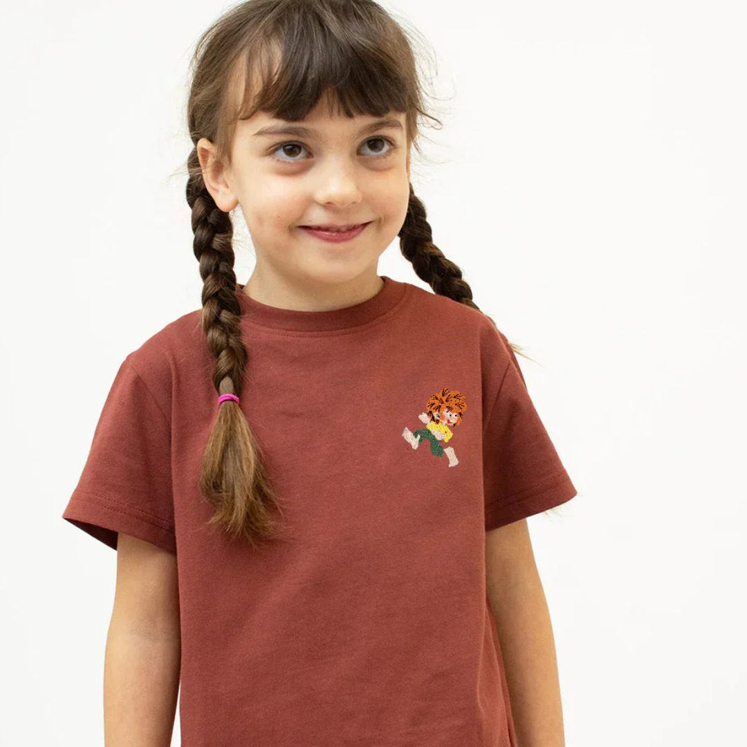 Kinder T-Shirt Pumuckl "Grantig by nature" (rot) Zweitbild