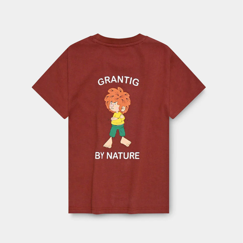 Kinder T-Shirt Pumuckl "Grantig by nature" (rot)