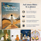 Auf einen Blick Bild zum Kinderbuch Lukes Reise zum Herzen der Welt mit Themen und Beispielillustrationen