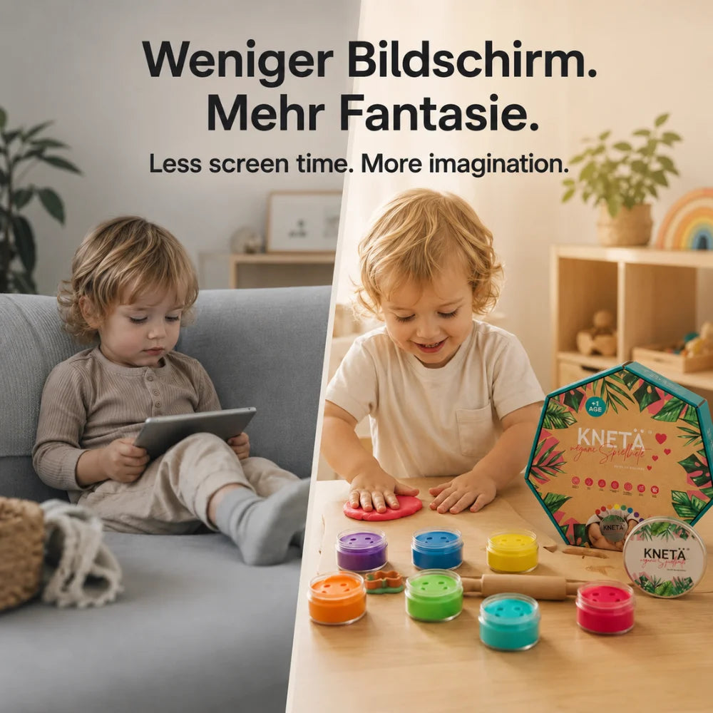 KNETÄ Kinderknete als kreative Beschäftigung für Kinder statt Bildschirmzeit
