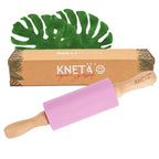 KNETÄ Knetroller Rolli in Flieder mit Holzgriffen und Originalverpackung