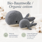 EFIE Kuschelwale aus Bio-Baumwolle – weich, anschmiegsam und Made in Germany