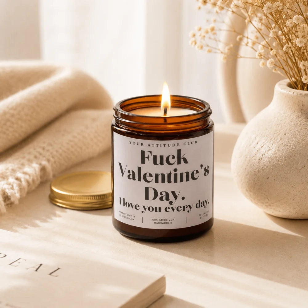 Lustige Duftkerze zum Valentinstag – 120 ml Orange Sunrise Zweitbild