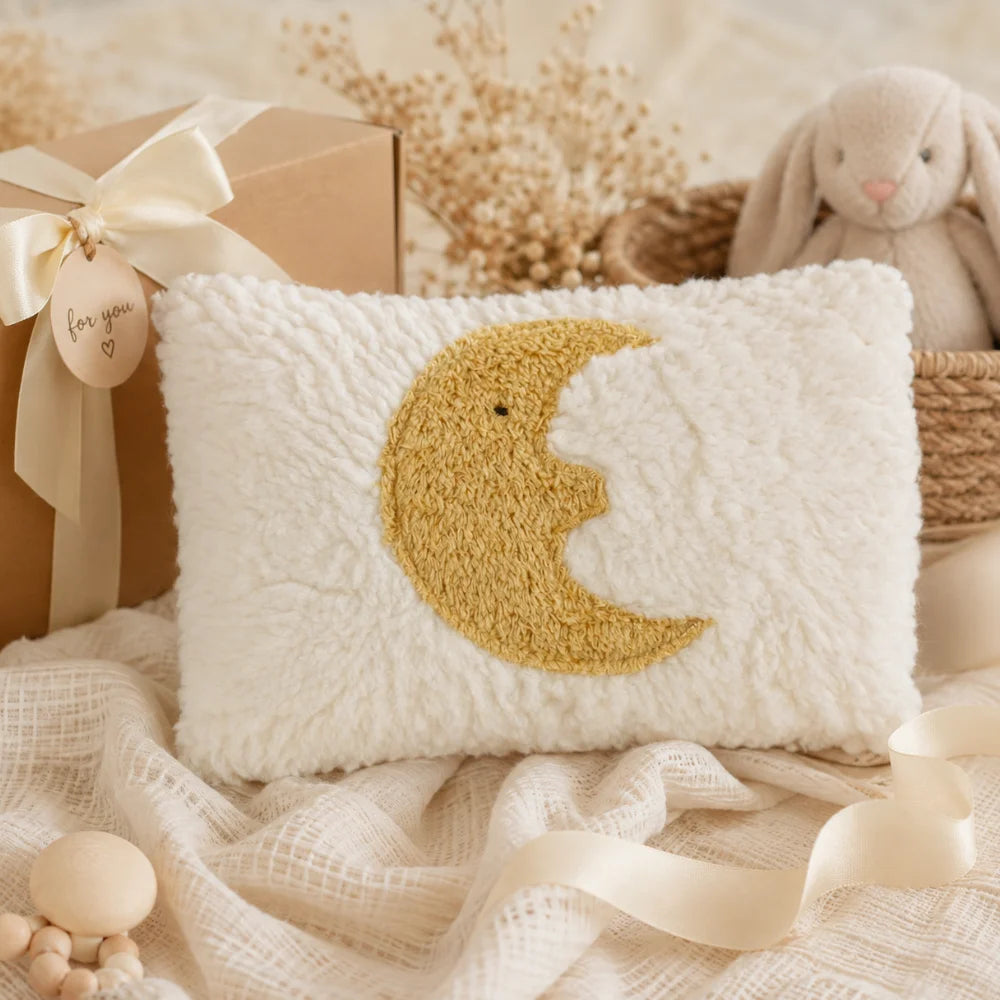 EFIE Wärmekissen Mond als weiche Geschenkidee zur Geburt oder Taufe