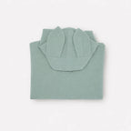 Gefalteter Musselin-Badeponcho für Babys und Kleinkinder in Aquamarine
