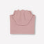 Gefalteter Musselin-Badeponcho für Babys und Kleinkinder in der Farbe Blush
