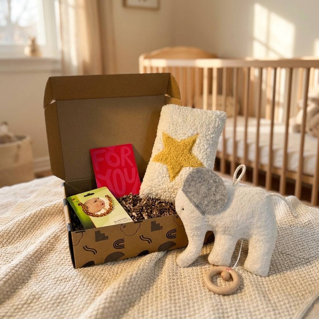 Baby Geschenkset „Kleiner Stern“ – Geborgenheit zur Geburt