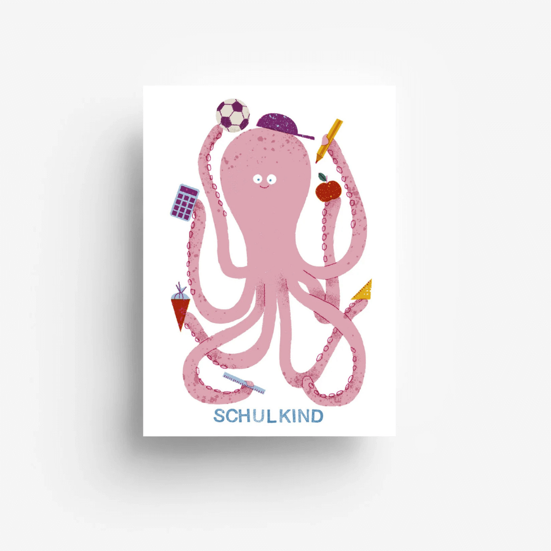 Postkarte - Schulkind Hauptbild